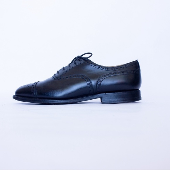 Church’s Custom Grade Leather Wingtip Shoe’s Men’s 9(F) Made In England - Picture 2 of 13